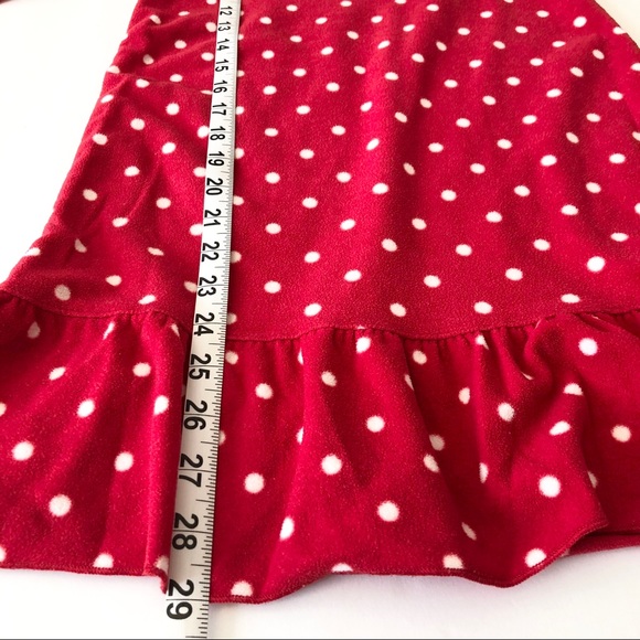 Carter’s Red PolkaDot Fleece Nightgown w/ Doll Set - Picture 4 of 11